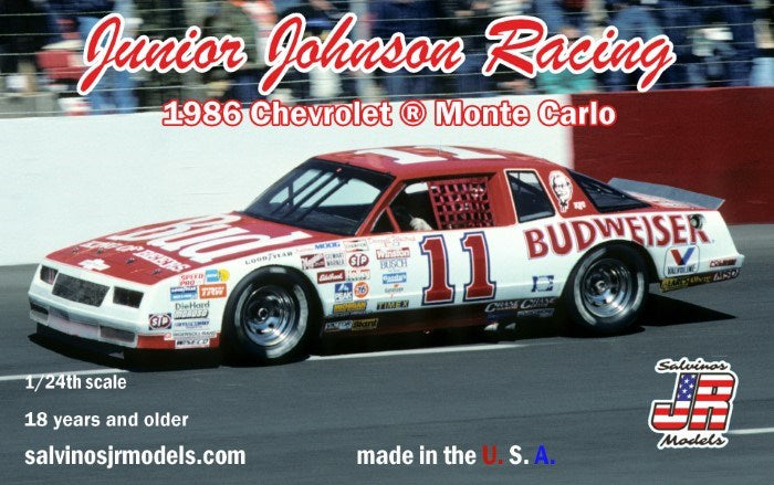 Salvinos JR JJMC1986B 1/24 Junior Johnson Racing 1986 Chevrolet Monte Carlo