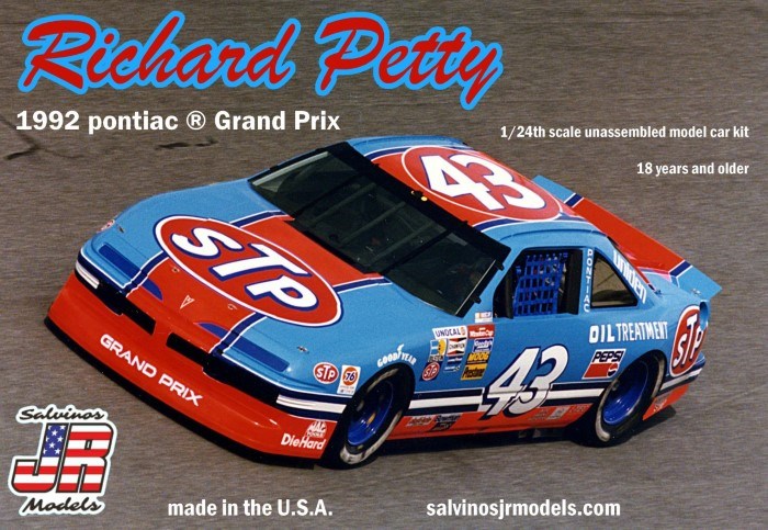 Salvinos JR RPGP1992A 1/24 Richard Petty 1992 Pontiac GP