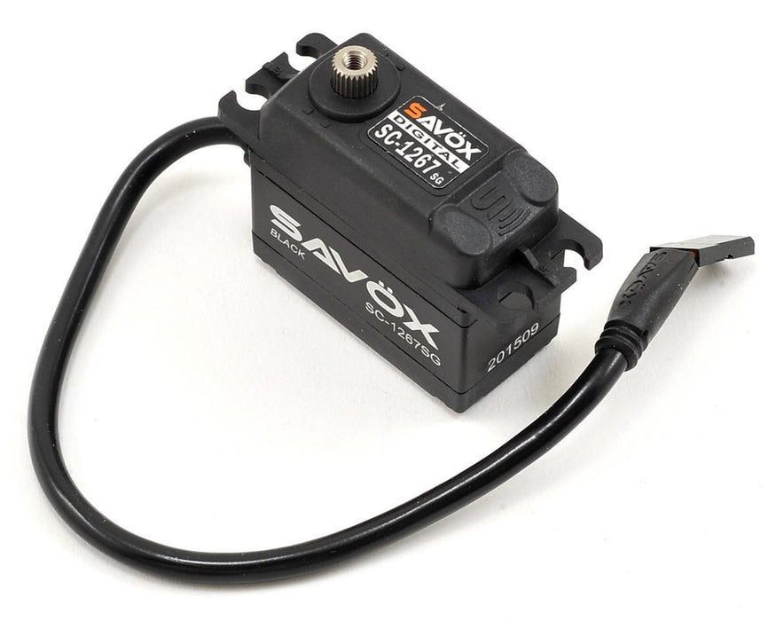 Savox SC-1267SG HV STD size 21kg/cm Black Coreless Digital Servo 0.095 sec 7.4V 62g