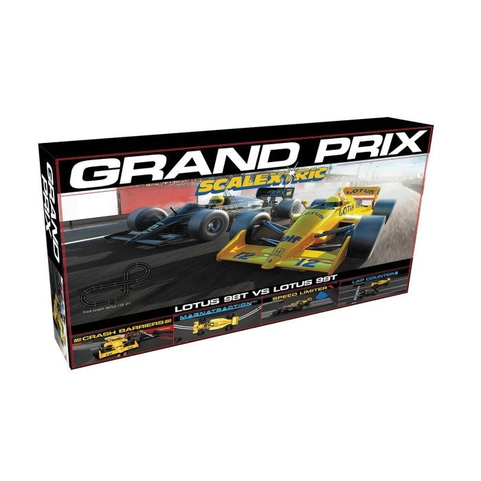 Scalextric C1432 Set: 1980s Grand Prix Race - Lotus 98T vs. Lotus 99T