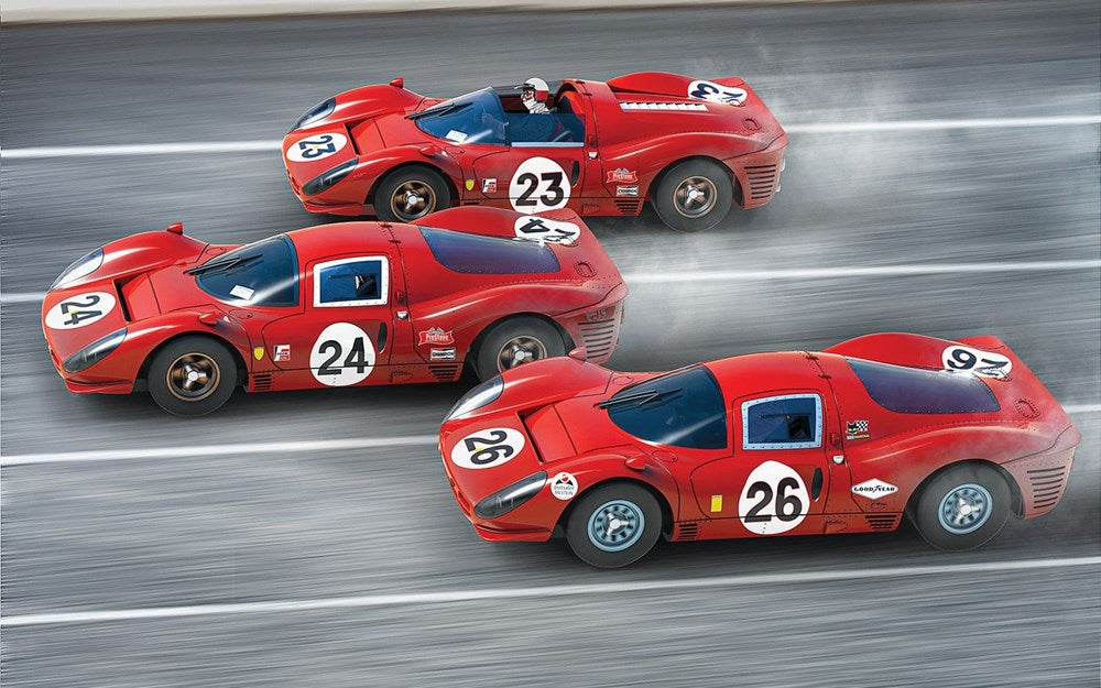 Scalextric C4391A Ferrari 1967 Daytona 24 Triple Pack