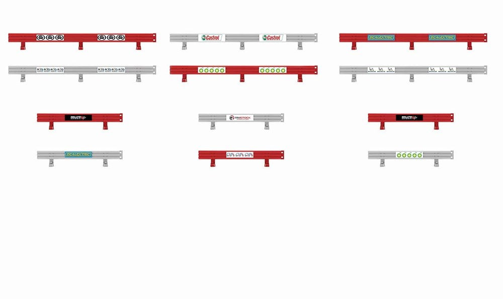 Scalextric C8191 Crash Barriers With Stickers