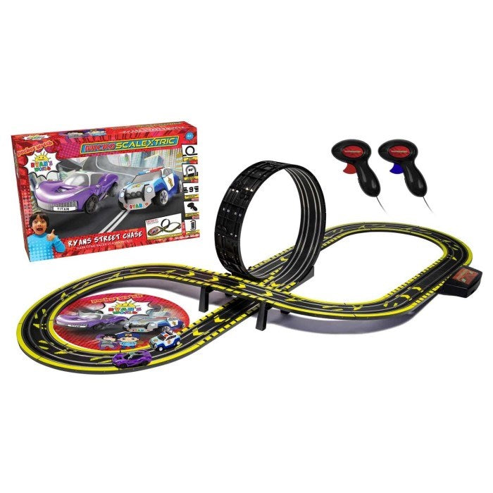 Scalextric G1160 Micro Set: Ryan's Street Chase - Ryan's World (Battery Powered)