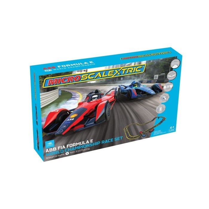 Scalextric G1179 Micro Set: ABB FIA Formula E - World Championship Race (Battery Powered)