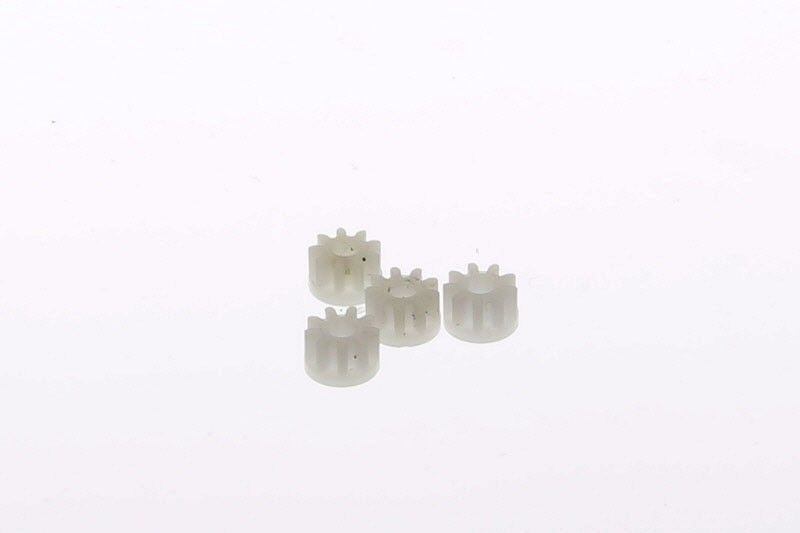 zScalextric W8100 Inline Pinion Gear 9-Tooth  (4 Pack)