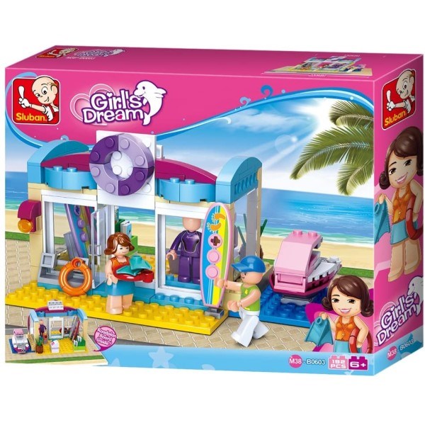 xSluban B0603 Girls Dream Beach Shop - 192 Pc