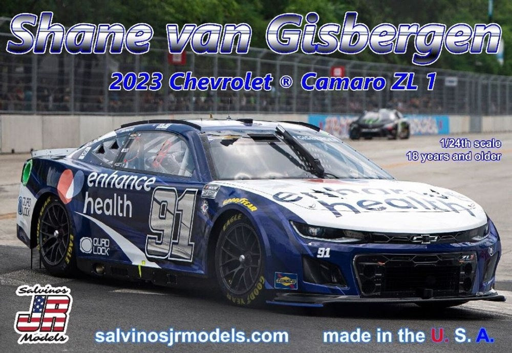 Salvino JR THC2023SVG 1/24 '23 THR Camaro #91 SVG
