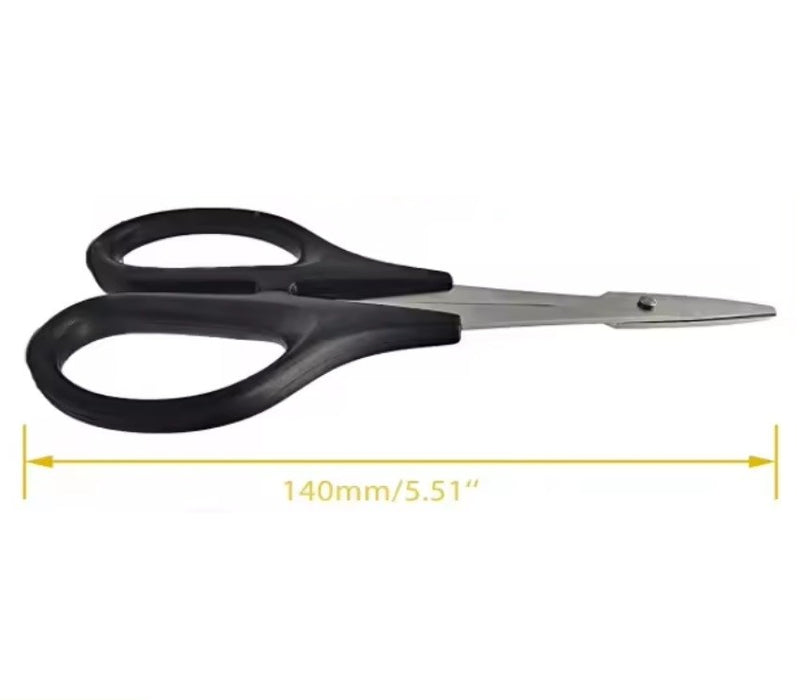 Helios - Hardened Steel RC Car Straight Scissors - Plastic Body Shell Scissors