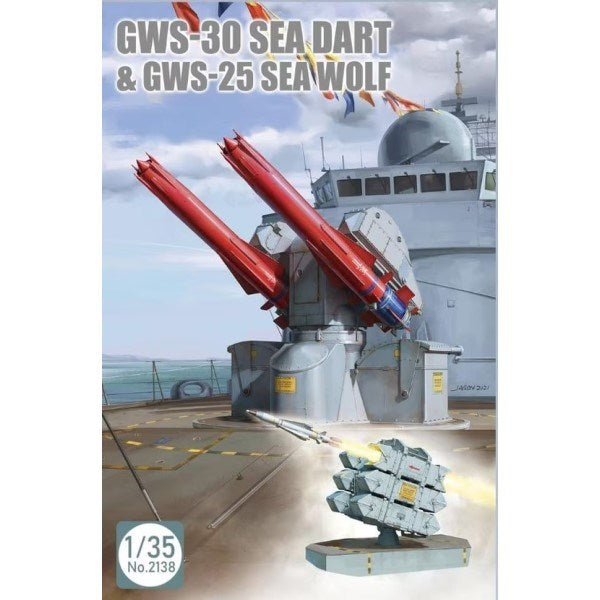 Takom 2138 1/35 GWS-30 Sea Dart & Gws-25 Sea Wolf