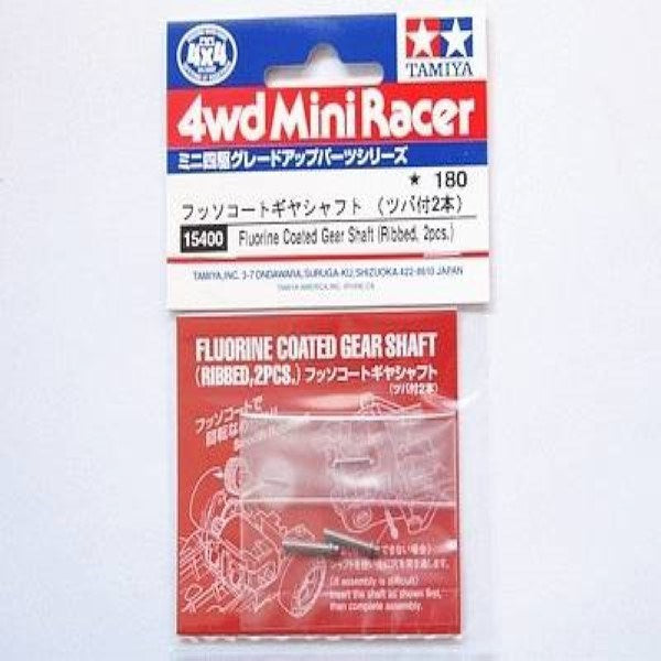 Tamiya 15400 MINI4WD FL COATED G-SHAFT (RIBBEDx2)