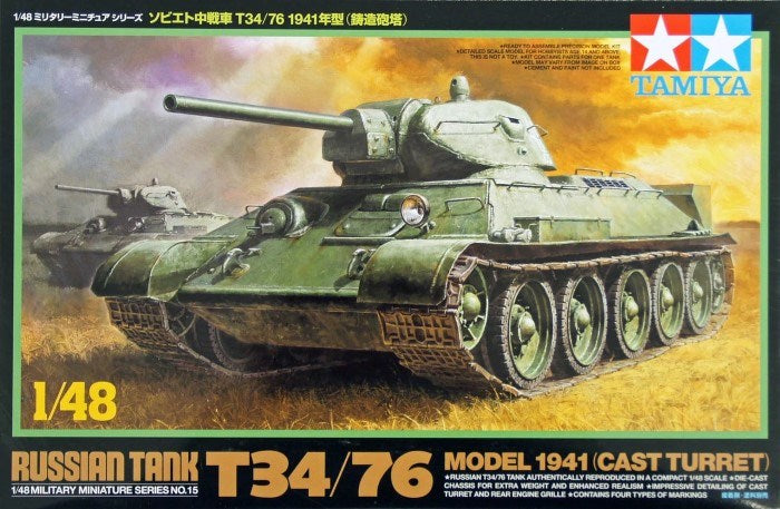 Tamiya 32515 1/48 Russian Tank T34/76 - Model 1941 - Cast Turret