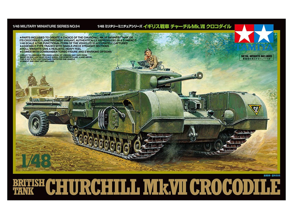 Tamiya 32594 1/48 British Tank Churchill Mk.VII Crocodile
