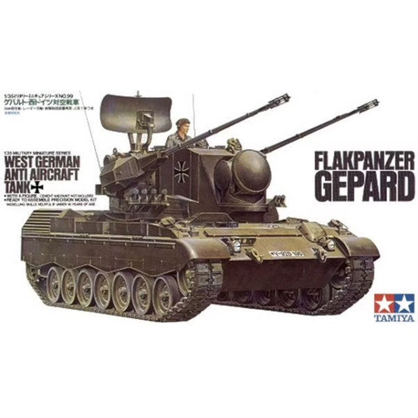 Tamiya 35099 1/35 West German Anti-Aircraft Tank Flakpanzer Gepard