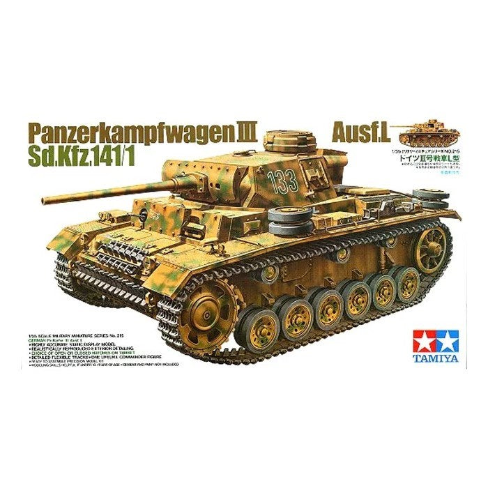Tamiya 35215 1/35 Sd.Kfz. 141/1 Panzerkampfwagen III Ausf. L