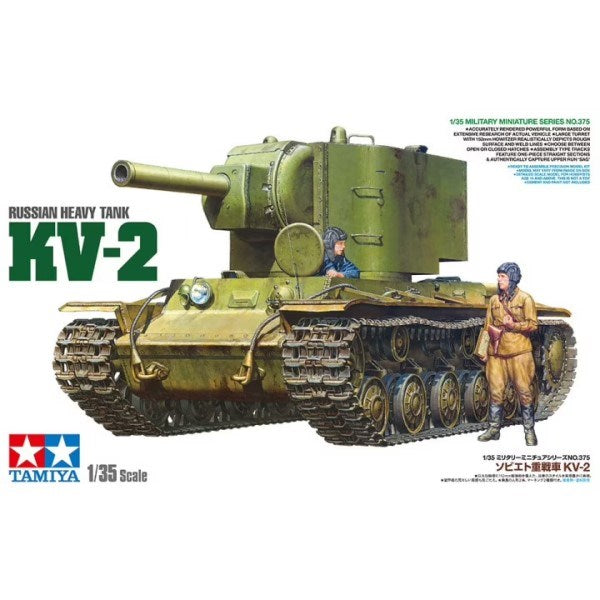 Tamiya 35375 1/35 KV-2 - Russian Heavy Tank