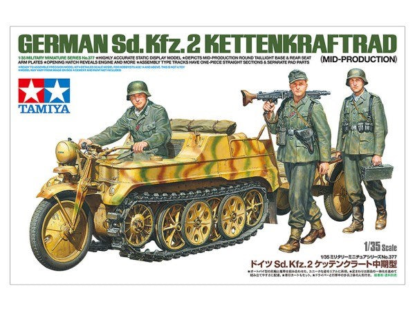 Tamiya 35377 1/35 German Sd.Kfz.2 Kettenkraftrad (Mid-Production)