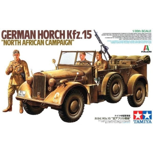 Tamiya 37015 1/35 German Horch Kfz. 15 - "North African Campaign"