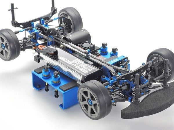 Tamiya 42371 TRF RC Car Maintenance Stand - Blue