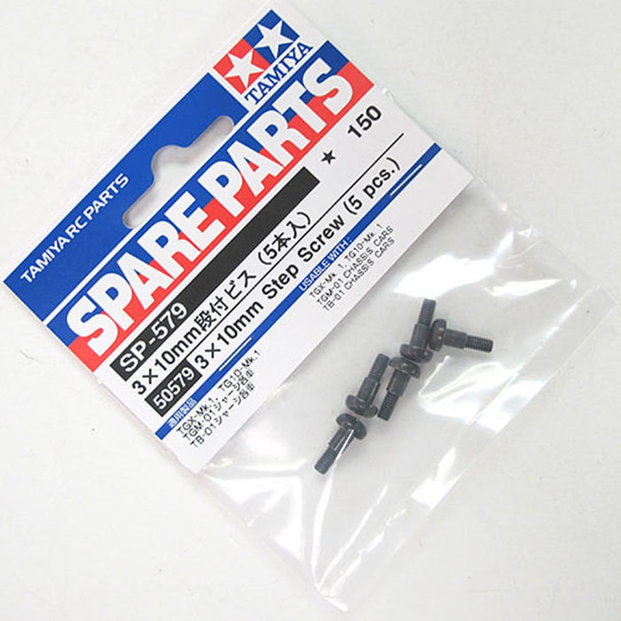 Tamiya 50579 3 X 10 STEP SCREW  ( 5 PCE