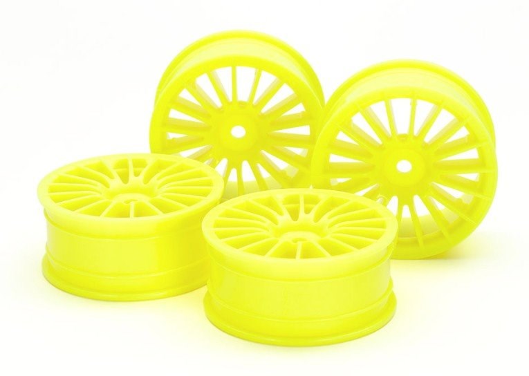 Tamiya 54852 24mm 18-Spk Wheels 0 FlYel *4