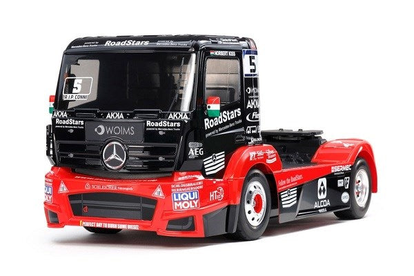 Tamiya 58683 RC Kit: 1/10 4WD Mercedes-Benz Actros Racing Truck - Tankpool24 (TT-01E)