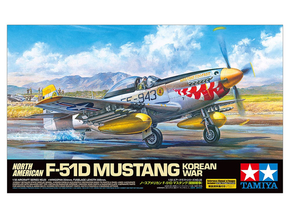 Tamiya 60328 1/32 F-51D MUSTANG KOREAN WAR