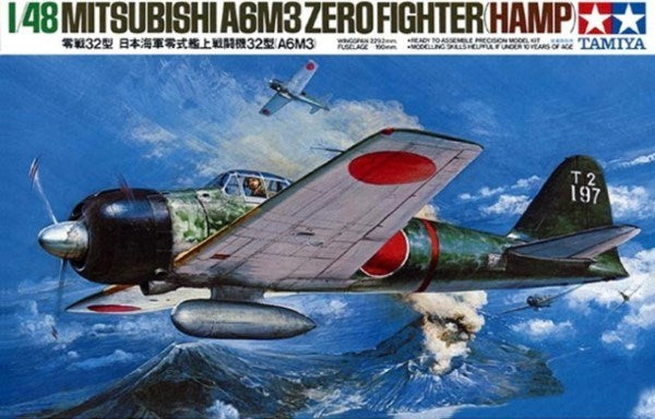Tamiya 61025 1/48 Mitsubishi A6M3 Zero Fighter (HAMP)