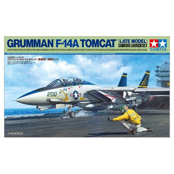 Tamiya 61122 1/48 Grumman F-14A Tomcat (Late Model) - Carrier Launch Set