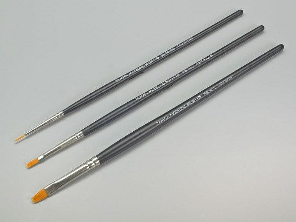 Tamiya 87067 Modeling High Finish Brush Set - Standard (3pc)