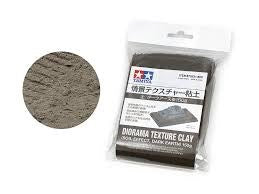 Tamiya 87222 TEXTURE CLAY SOIL DARK EARTH 150g