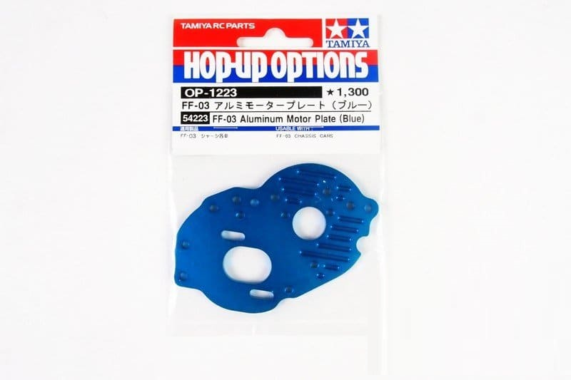 Tamiya 54223 FF-03 ALUMINIUM MOTOR PLATE BLUE