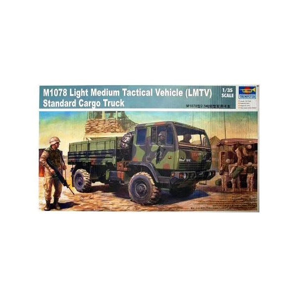 Trumpeter 01004 1/35 M1078 Light Medium Tactical Vehicle (LMTV) Standard Cargo Truck