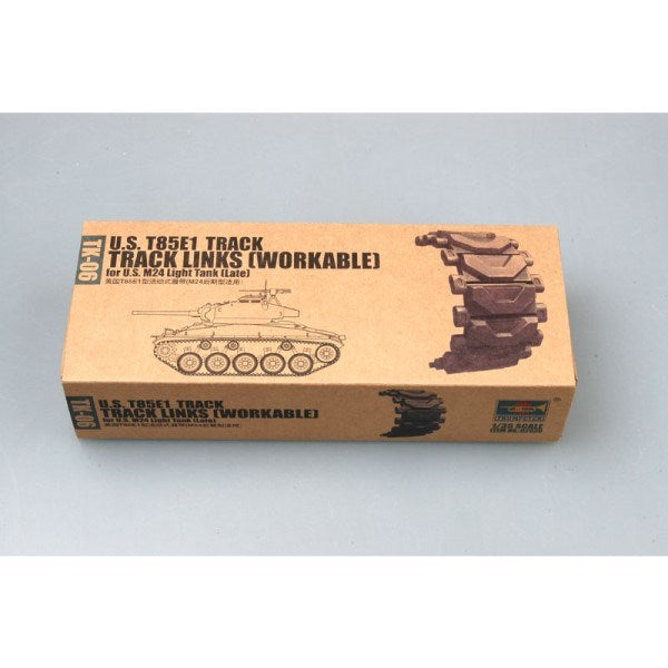 Trumpeter 02036 1/35 Workable T85E1 Track Links for U.S. M24 Light Tank (Late)