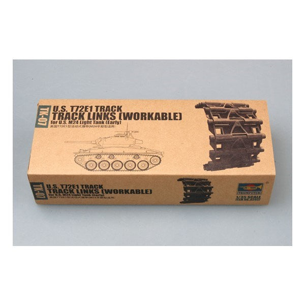 Trumpeter 02037 1/35 Workable T72E1 Track Links for U.S. M24 Light Tank (Early)