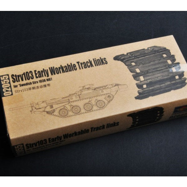 Trumpeter 02055 1/35 Workable Track Links for Strv 103C MBT (Early)