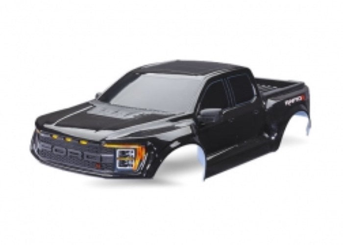 Traxxas 10112-BLK BODY RAPTOR R BLACK COMPLETE