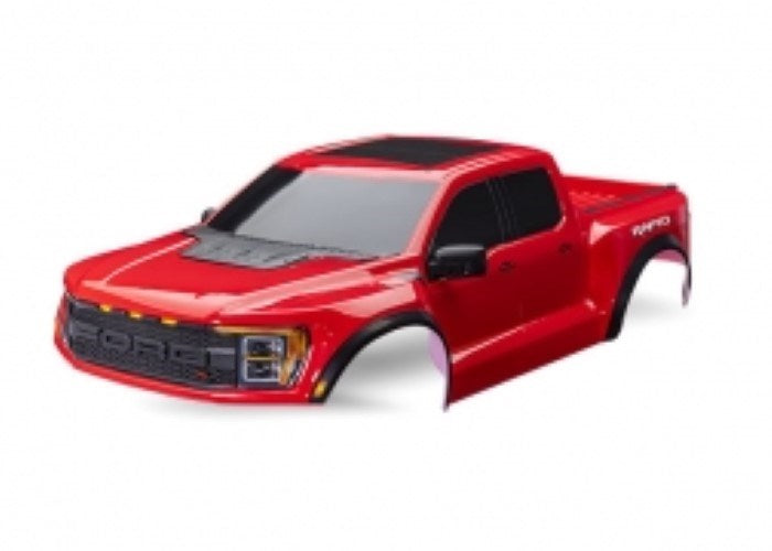 Traxxas 10112-RED BODY RAPTOR R RED COMPLETE