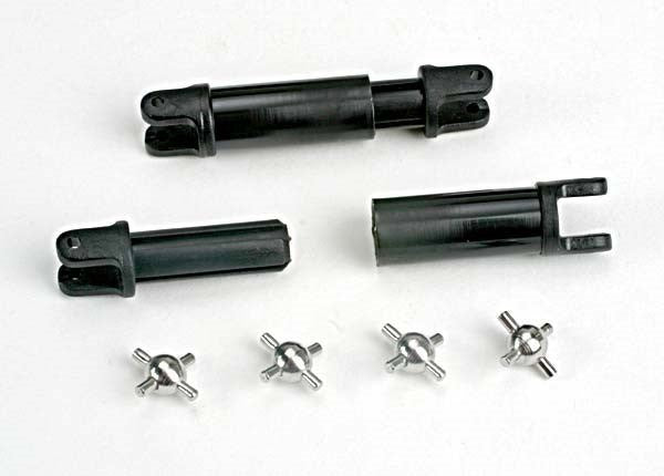 Traxxas 1651 - Half-Shafts (Internal-Splined (2)/External-Splined (2))/ Metal U-Joints (4)