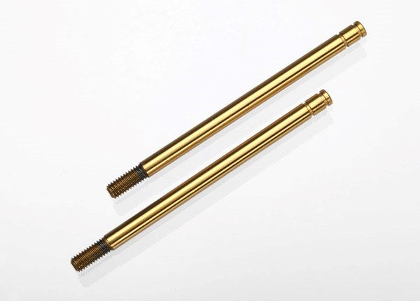 Traxxas 1664T - Shock Shafts Hardened Steel Titanium Nitride Coated (Long) (2)