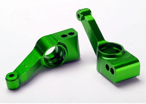 Traxxas 1952G Carriers stub axle (green-anodized 6061-T6 aluminum) (rear) (2)