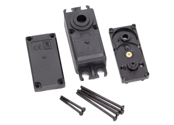 Traxxas 2251 Servo case plastic (top middle bottom)/ gaskets/ hardware (for 2250 2255 servos)