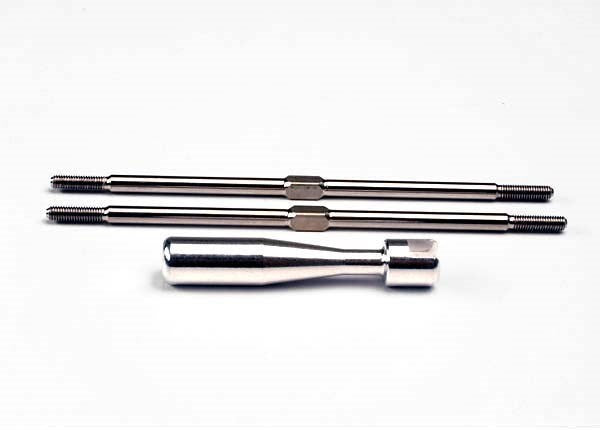 Traxxas 2339X - Turnbuckles Titanium 105Mm (2)/ Billet Aluminum Wrench