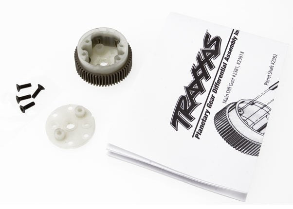 Traxxas 2381X - Main Diff With Steel Ring Gear/ Side Cover Plate/ Screws (Bandit Stampede)