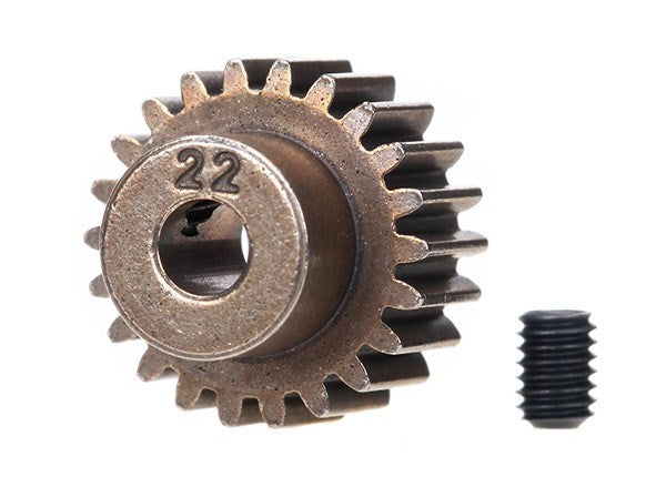 Traxxas 2422 - Gear 22-T pinion (48-p) (fits 3mm shaft)/ set screw