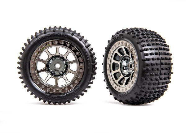 Traxxas 2470T T&W BLK CHRM 2.2/ALIAS REAR TIRE