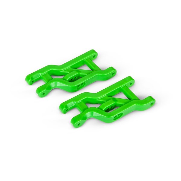 Traxxas 2531G - Suspension arms green front heavy duty (2) (requires #3632 series caster block and #3640 screw pin set)