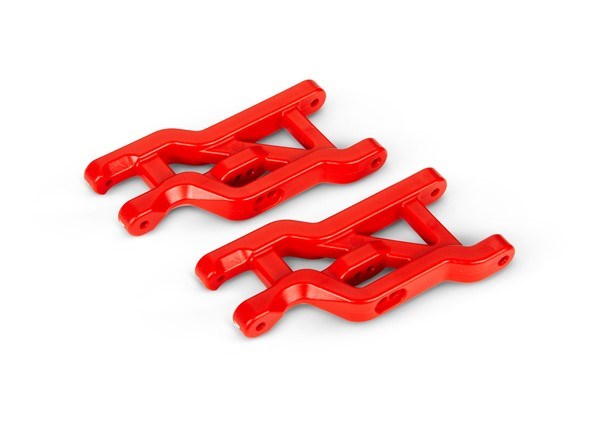 Traxxas 2531R - Suspension arms red front heavy duty (2) (requires #3632 series caster block and #3640 screw pin set)