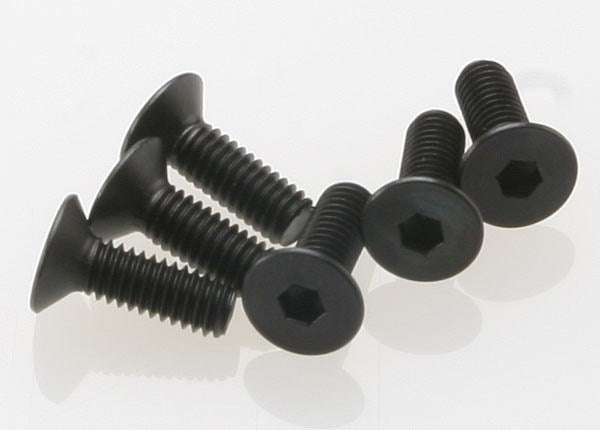 Traxxas 2542 - Screws 4x12mm countersunk machine (hex drive) (6)