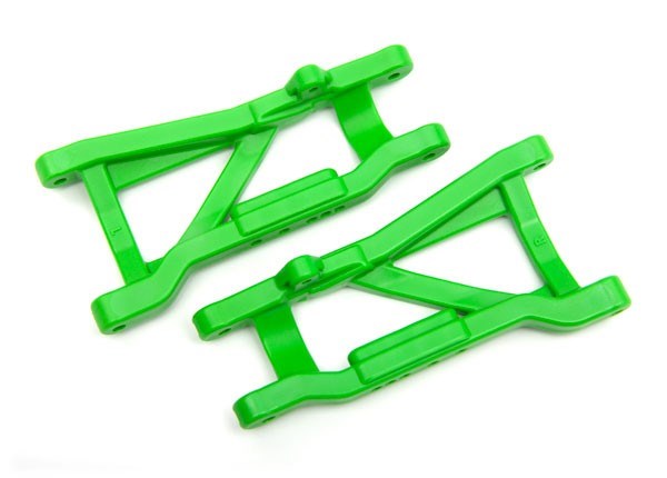 Traxxas 2555G - Suspension arms green rear heavy duty (2)