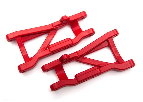 Traxxas 2555R - Suspension arms red rear heavy duty (2)